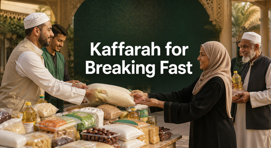 Kaffarah for breaking fast through staple food distribution to poor families