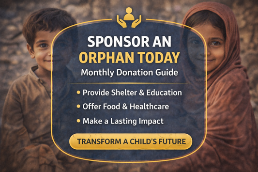 Sponsor an orphan today – monthly donation guide to provide food, education and care for children in need