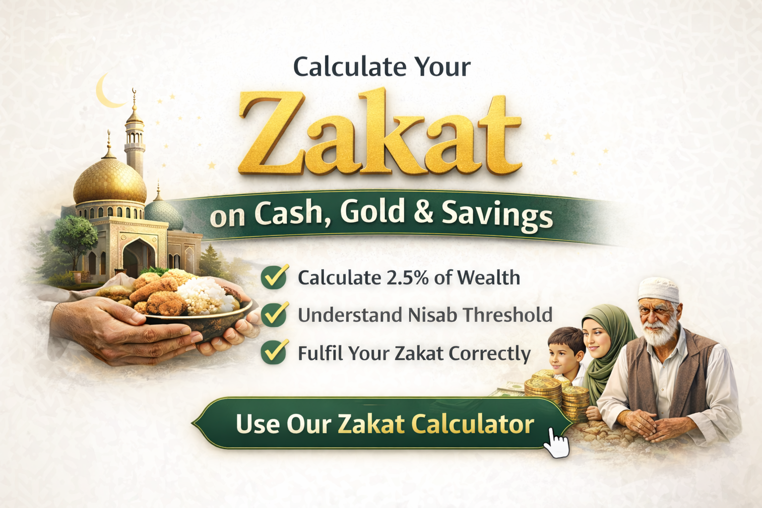 Zakat on Cash, Gold and Savings Explained – IslamFreedom.com